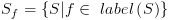 plot:${S_f} = \left\{ {S|f \in \,\,label\left( S \right)}
      \right\}$